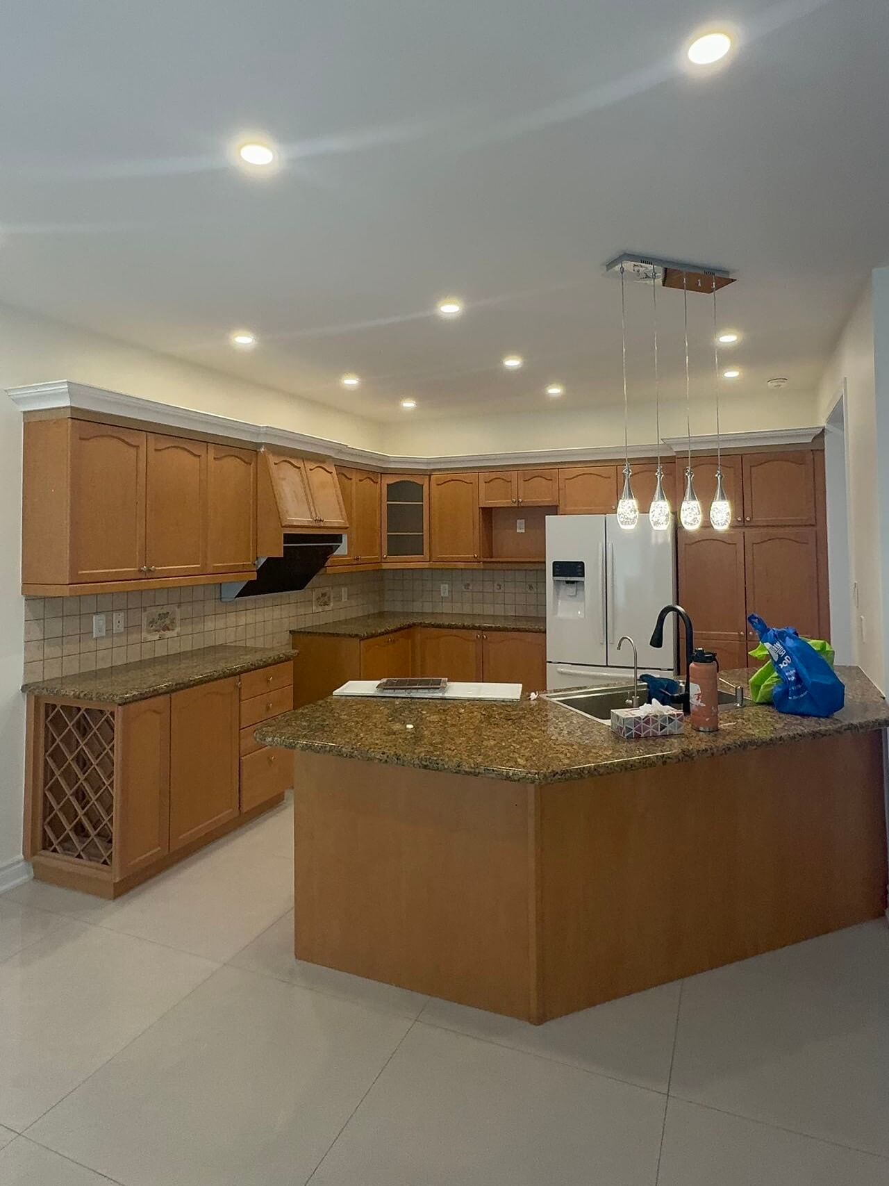 Painting Kitchen Cabinet Before