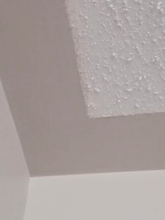 Popcorn Ceiling With Smooth Edge